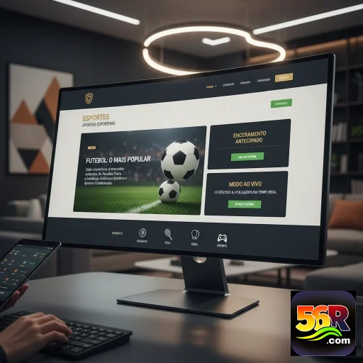 Ilustração de Explore os jackpots incríveis do 56r em slots e blackjack